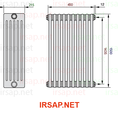 Радиатор IRSAP Tesi 61500/10 T02 CL 01